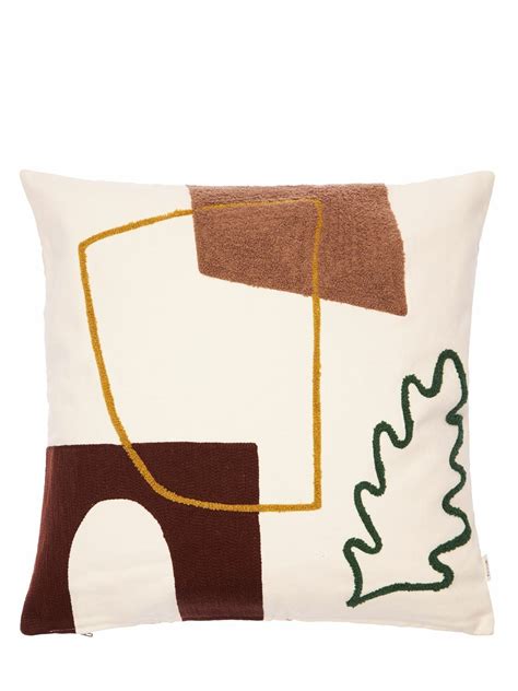 Ferm Living Mirage Leaf Cushion Ferm Living