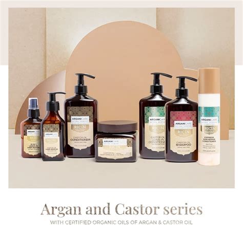 Arganicare Castor Oil Ritual Hair Growth Kit Pieces