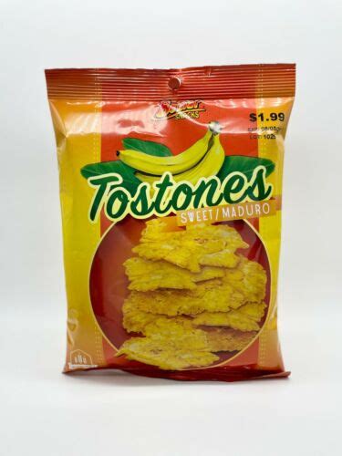 Bemar Snacks Tostones Sweetmaduro 24 Bags Ebay