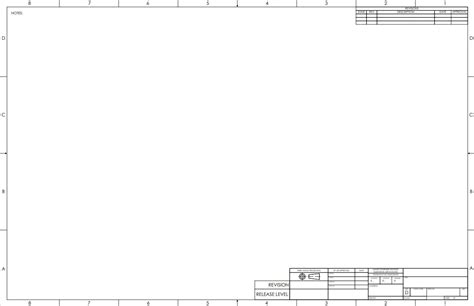 Printable Engineering Drawing Schematic Or Blueprint Template Sheets