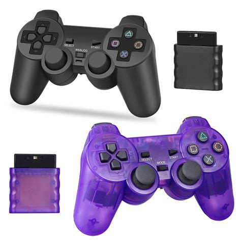 Wireless Controller For PS2 PS1 Gamepad Dual Vibration Shock For Sony