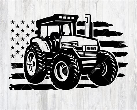 Usa Farm Tractor Svg Us Farmer Svg Us Tractor Svg Us Etsy Uk