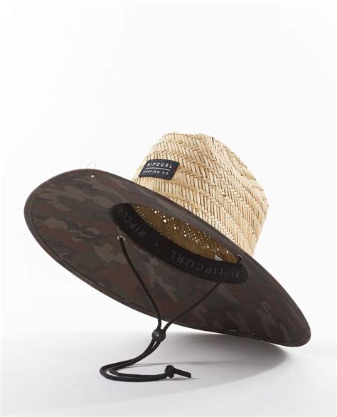 Rip Curl Mix Up Straw Hat Dark Olive Casquettes Snowleader