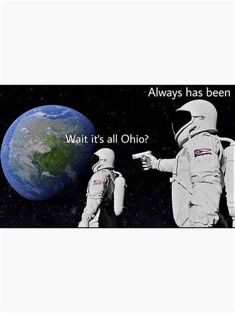 "Always has been Astronaut Meme" Metal Print by parkerku | Redbubble