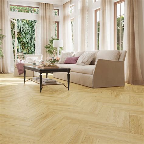 LVT SPC Herringbone Matt Sheen Natura JFJ Wood Flooring