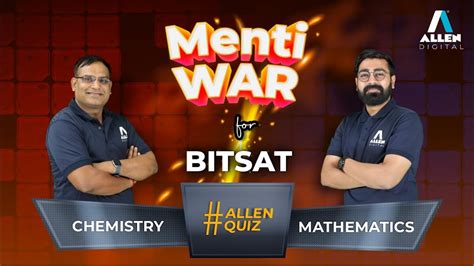 Mega Menti War Chemistry Vs Maths Most Important Mcq Fun