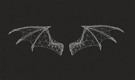 3D model Bat Wing VR / AR / low-poly | CGTrader