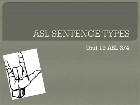 Asl Sentence Structure Worksheet