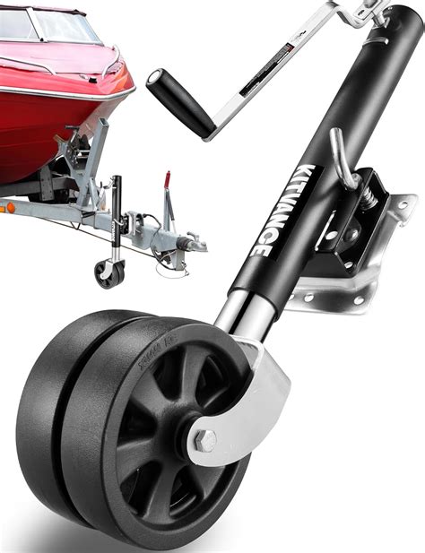 Amazon Upgraded Trailer Jack With Double Wheels Heavy Duty