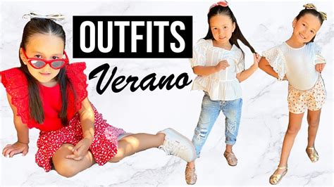 Mini Lookbook Outfits Para NiÑas Verano 2020 Karla Celis Youtube