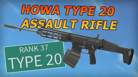 The New Howa Type 20 Assault Rifle In Phantom Forces Youtube