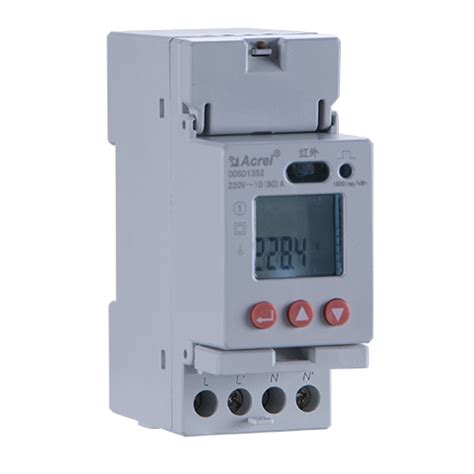 Ddsd C Single Phase Din Rail Energy Meter With Modbus Rtu Acrel