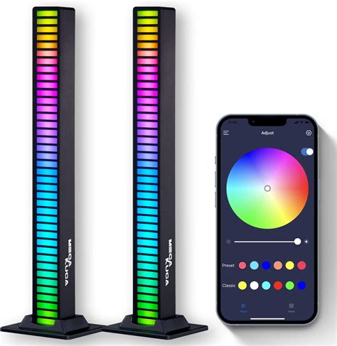 Barra De Luz RGB 2uds Mini Barras LED Inteligente Recargable