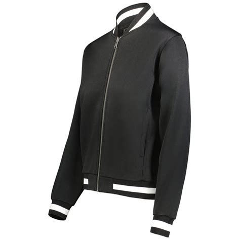 Holloway Womens Blackwhite V Street Full Zip Jacket