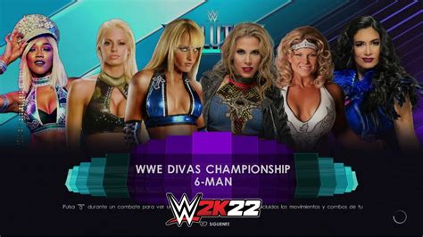 WWE 2K22 Alicia Fox Vs Maryse Vs Michelle McCool Vs Mickie James Vs