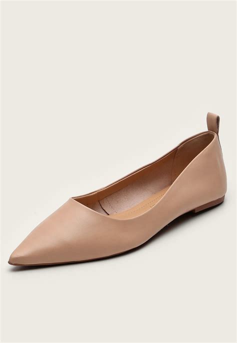 Sapatilha Santa Lolla Bico Fino Nude Compre Agora Dafiti Brasil