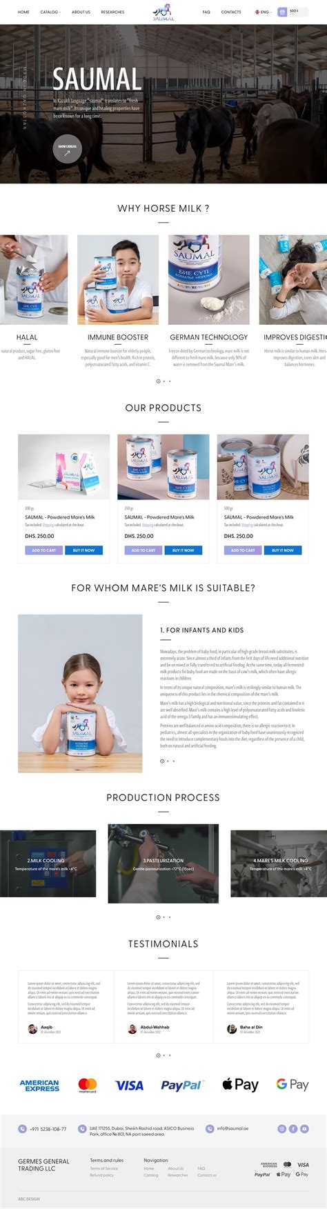 SAUMAL – кейс ABC - создание сайтов в Астане