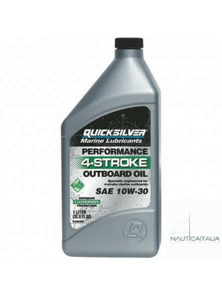 OLIO QUICKSILVER 4 TEMPI SAE 10W 30 PER MOTORI FUORIBORDO MERCURY