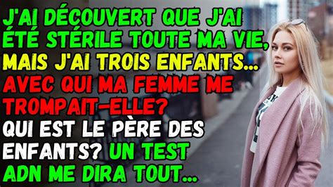 Avec Qui Ma Femme Me Trompait Elle Histoires De Femmes Infidèles