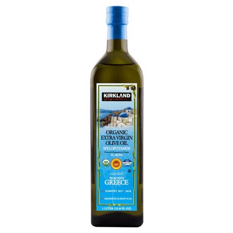 Kirkland Signature Organic Extra Virgin Olive Oil, 1 L - Costco Food ...