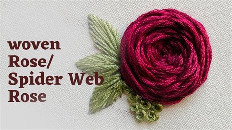 Woven Wheel Rose Woven Wheel Stitch Spider Web Stitch Spider Web