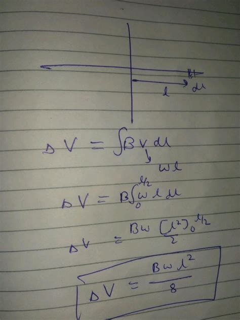 A rod of length l rotates with a small but uniform angular velocity ω