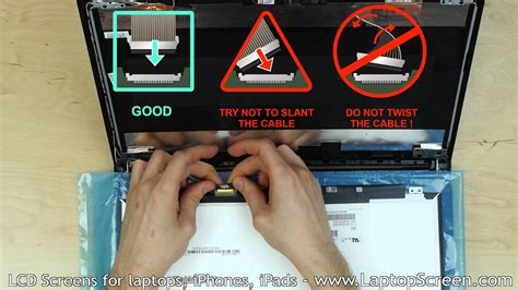 Laptop Screen Replacement LCD Repair Lenovo Ideapad B50 45 YouTube