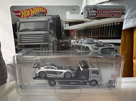 Hot Wheels Team Transport Mercedes AMG GT Hobbies Toys Toys Games On Carousell