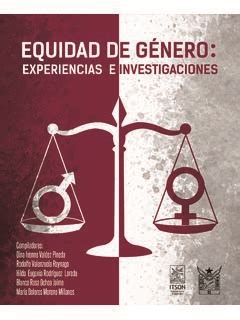 Equidad De G Nero Itson Equidad De G Nero Itson Pdf Pdf Pro