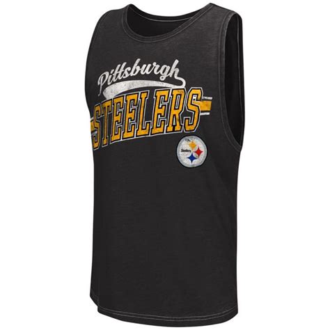 Pittsburgh Steelers Giii Rival Sleeveless Tank Top Extended Sizes