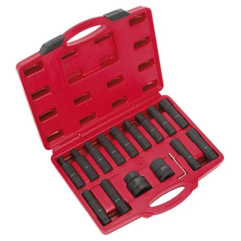 Impact Hextrx Startrx Star Female Socket Bit Set Sx098 Sealey