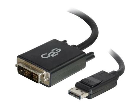 C2g 1m Displayport Male To Single Link Dvi D Male Adapter Cable 84328