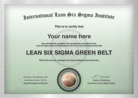 Lean Six Sigma Training And Certification With International Accreditation