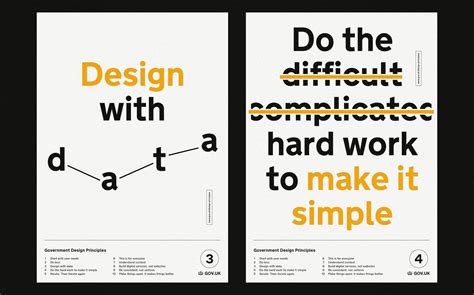 New Design Principles posters – Design in government