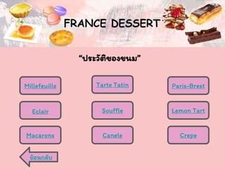 France Dessert Ppt