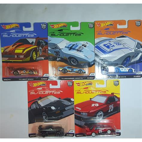 Hot Wheels Car Culture Set Silhouettes Shopee Malaysia
