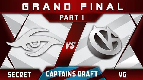 Secret Vs VG EPIC Grand Final Captains Draft 4 0 Highlights Dota 2