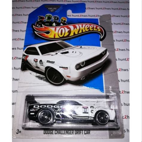 Hot Wheels Dodge Challenger Drift Car White TREASURE HUNT Shopee Malaysia