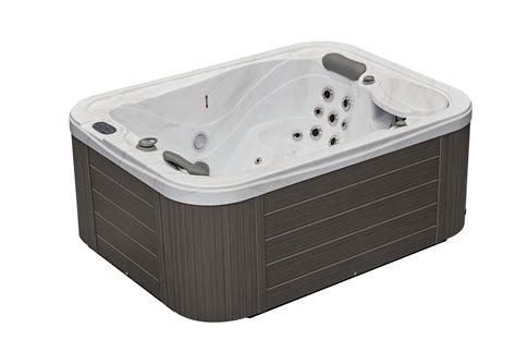 Luxury Spas Casey Person Jet Hot Tub With Bluetooth In Grey Wayfair
