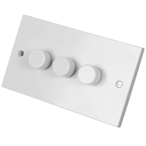 Knightsbridge 400W 3 Gang 2 Way Dimmer Switch SN2163 CEF