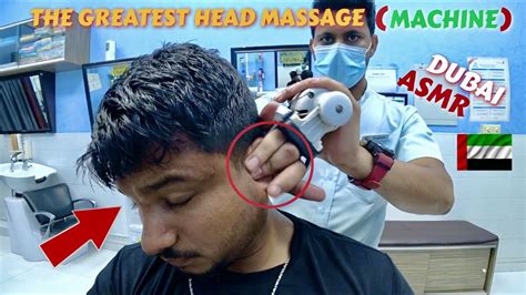 Asmr The Greatest Pakistani Head Massage Machine Asmr Barber