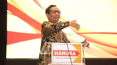 Mahfud Md Pak Oso Adalah Sosok Yang Dorong Diri Saya Jadi Cawapres