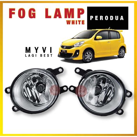 Perodua Universal Fog Light Fog Lamp Pcs For Perodua Myvi Lagi Best