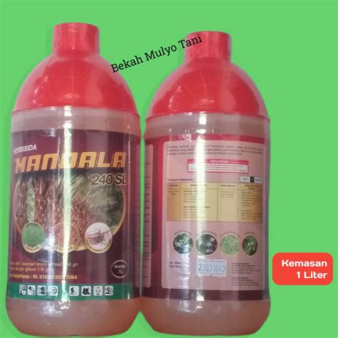 Obat Rumput Mandala Liter Herbisida Sistemik Pembasmi Rumput Liar