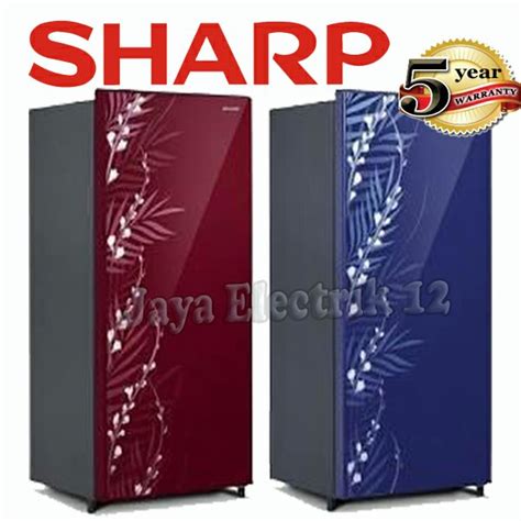 Jual Kulkas 1 Pintu Sharp SJX 165 Glass Door Di Lapak Jaya Electronik