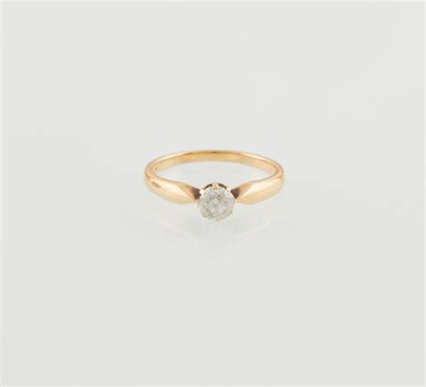 Altschliffdiamant Solit R Ring Ca Ct Schmuck