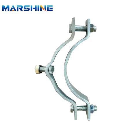 Pole Line Hardware Galvanized Mounting Clamp Adapter Hot DIP Galvanized Pole Clamp Power