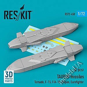 Modelsua Resin D Printed Taurus Missiles Pcs Tornado