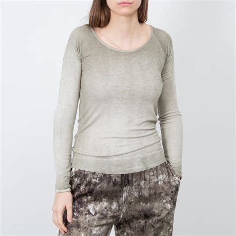 Mushroom Ribbed Modal Longsleeve Wolfensson