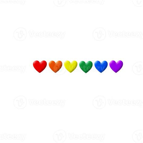 Heart Rainbow Pride 27128631 Png